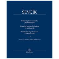 Ševčík, O.: Schule der Bogentechnik für Violoncello Op. 2 Heft V und VI 