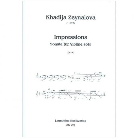Zeynalova Kh.: Impressions – Violinsonate (2016) 