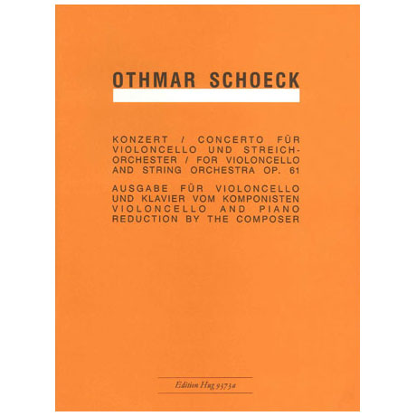 Schoeck, O.: Konzert Op. 61 
