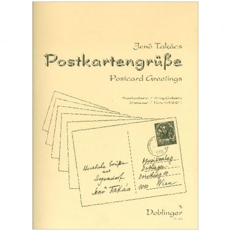 Takacs, J.: Postkartengrüße (1987) violoncelle