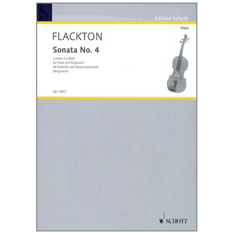 Flackton, W.: Violasonata Nr. 4 c-Moll, Op. 2/8 