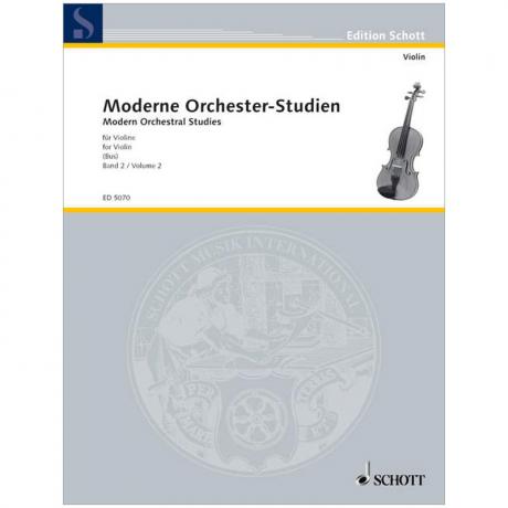 Moderne Orchester-Studien für Violine Band 2 