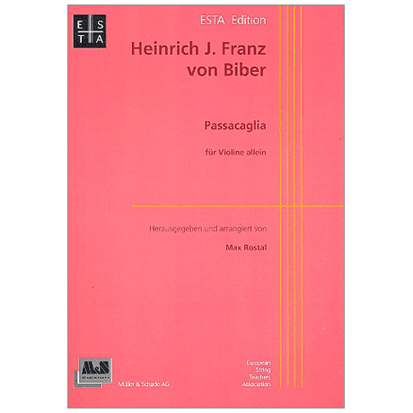 Biber, H.I.F.: Passacaglia g-Moll (aus den Rosenkranz-Sonaten) 