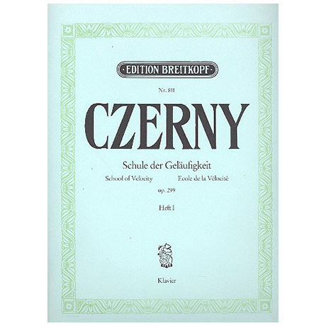 Czerny, C.: Die Schule der Geläufigkeit Op. 299 Heft I 