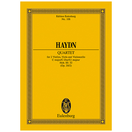 Haydn, J.: Streichquartett Op. 20/2 Hob. III: 32 C-Dur 