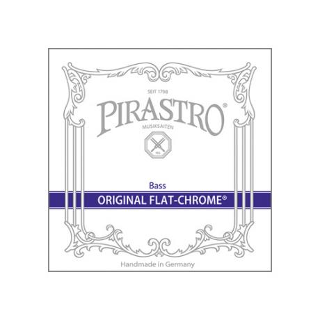 ORIGINAL FLAT-CHROME corde contrebasse Mi de Pirastro moyen
