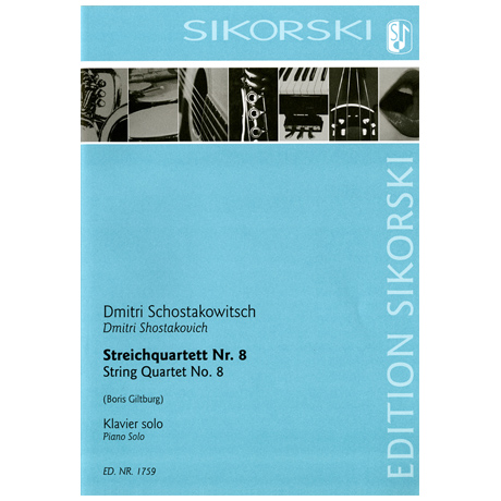 Chostakovitch, D.: Streichquartett Nr. 8 