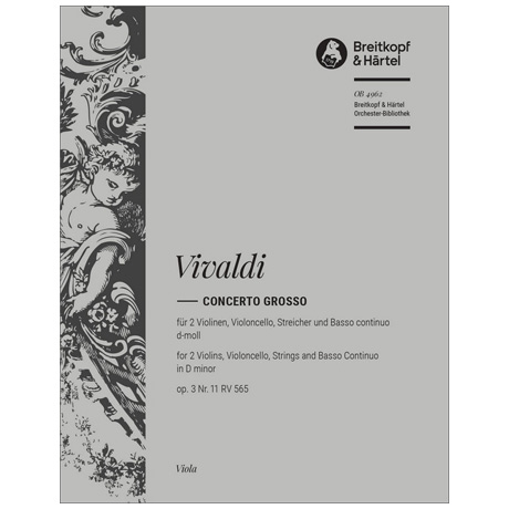 Vivaldi, A.: Concerto grosso d-moll op. 3/11 RV 565 alto