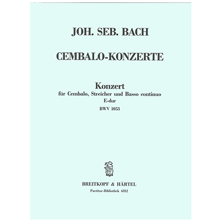 Bach, J. S.: Cembalokonzert D-Dur BWV 1054 