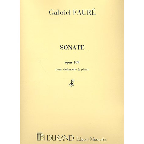 Fauré, G.: Sonate Nr. 1 Op. 109 