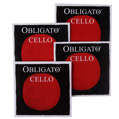 OBLIGATO cordes violoncelle JEU de Pirastro 4/4 | moyen