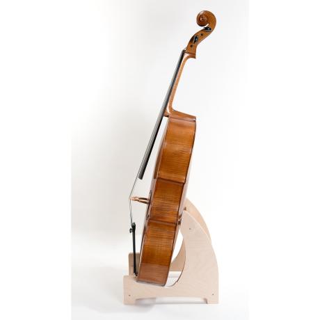 Support Pliable Pour Violoncelle Et Contrebasse - Hauteur Réglable 74-120 Cm, Stable, Avec Crochet Pour Archet