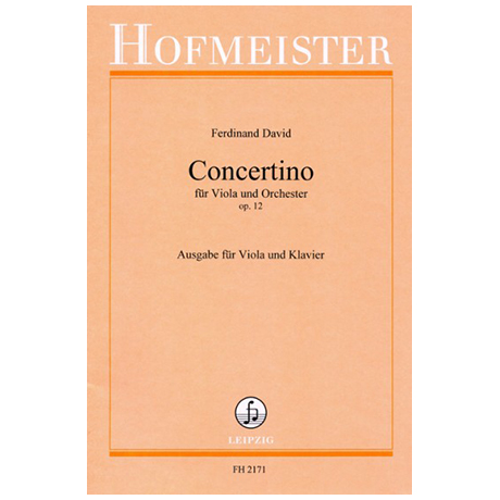 David, F.: Concertino für Viola und Orchester Op. 12 