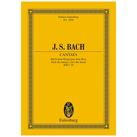 Bach, J. S.: Kantate BWV 39 »Dominica 1 post Trinitatis« 
