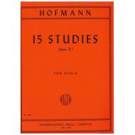 Hofmann, R.: 15 Etüden Op. 87 