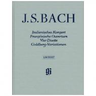Bach, J. S.: Ital. Konzert, Franz. Ouverture, 4 Duette, Goldberg-Variationen 