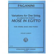 Paganini, N.: Variationen auf der G-Saite über ein Thema von Rossini 
