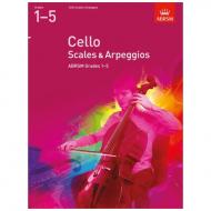 ABRSM: Cello Scales And Arpeggios – Grade 1-5 (From 2012) 