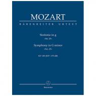 Mozart, W. A.: Sinfonie Nr. 25 g-Moll KV 183 (KV6: 173 dB) 