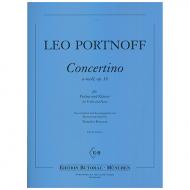 Portnoff, L.: Concertiono Op. 18 a-Moll 