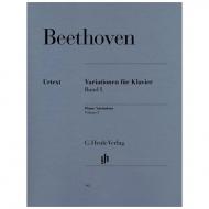 Beethoven, L. v.: Variationen für Klavier Band I 