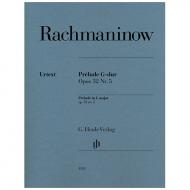 Rachmaninov, S.: Prélude Op. 32/5 G-Dur 