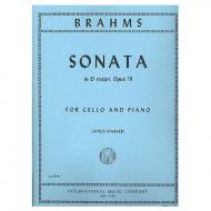 Brahms, J.: Violoncellosonate Op. 78 D-Dur 