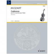 Mozart, W. A./Rubenstein, J.: Violinkonzerte – Kadenzen 