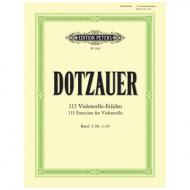 Dotzauer, J. J. F.: 113 Etüden Band 1 (Nr. 1-34) 