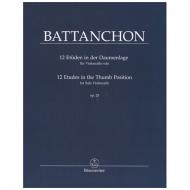 Battanchon, F.: 12 Etüden in der Daumenlage Op. 25 