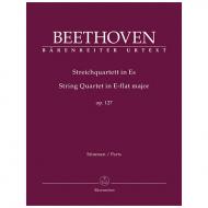Beethoven, L. v.: String Quartet Op. 127 E-flat major – Parts 