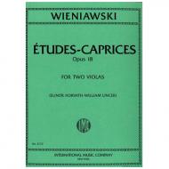 Wieniawski, H.: Etudes-Caprices op. 18 für 2 Violen 
