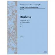 Brahms, J.: Serenade Nr. 1 Op. 11 D-Dur 