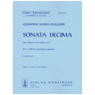 Ruggieri, G. M.: Sonata decima D-Dur Op. 3 