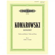 Komarowski, A.: Violinkonzert Nr. 2 A-Dur 