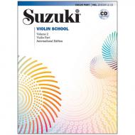 Suzuki, S: Violin School - Volume 2 (+CD) 
