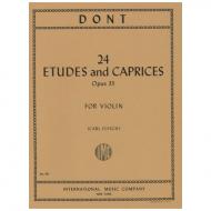 Dont, J.: 24 Etüden und Capricen Op. 35 (Flesch) 