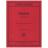 Saint-Saëns, C.: Prière Op. 158 