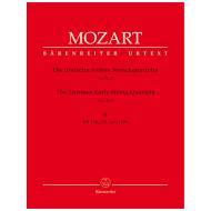 Mozart, W.A.: Die dreizehn frühen Streichquartette Bd.2 KV 158, 159, 160 