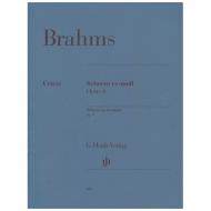 Brahms, J.: Scherzo es-Moll Op. 4 