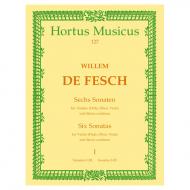 Fesch, W. d.: 6 Violinsonaten - Band 1 