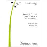 Mulsant, F.: Sonate de Concert pour violon n° 3 op. 100 (2020) 