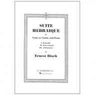 Bloch, E.: Suite Hébraïque 