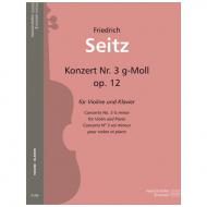Seitz, Fr.: Konzert g-Moll Nr.3 op.12 