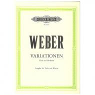 Weber, C. M. v.: Variationen für Viola und Orchester 