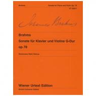 Brahms, J.: Violinsonate Op. 78 G-Dur 