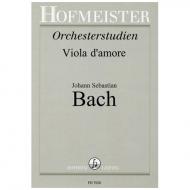 Spindler, F. / Drechsler, H.: Bach-Studien für Viola d'amore 