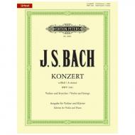 Bach, J. S.: Violinkonzert Nr. 1 BWV 1041 a-Moll (Oistrach) 