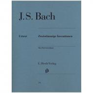 Bach, J. S.: Zweistimmige Inventionen BWV 772-786 