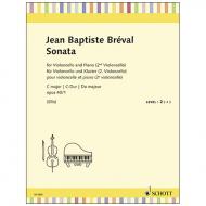 Breval, J-B.: Violoncellosonate Op. 40/1 Do majeur 